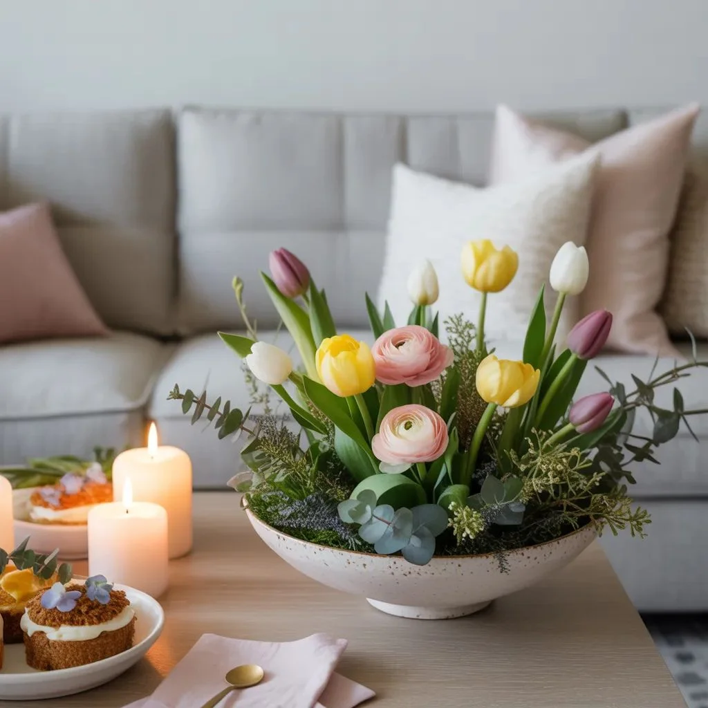 Style a Low Arrangement for Coffee Tables and Brunch Buffets