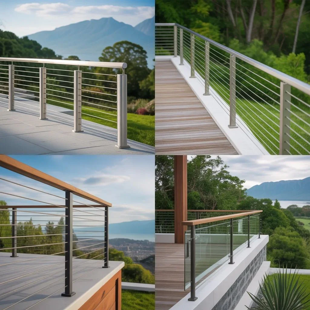 The Best Materials for Modern Terrace Railings