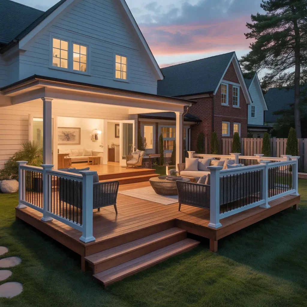 The best Deck Railings feel like part of the architecture