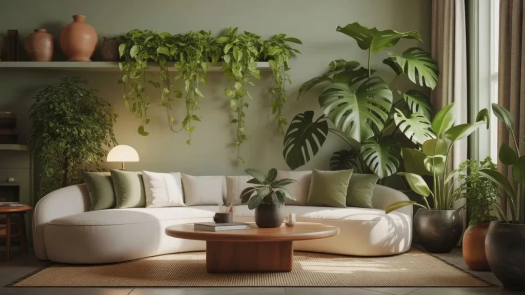 Trendy Plant Aesthetic Living Room Styling Ideas for a Relaxing Home