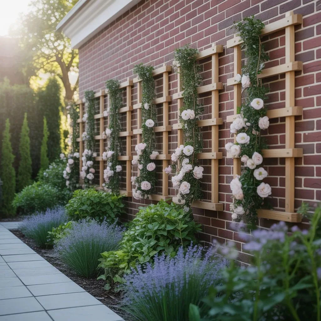 Turn a Blank Garden Wall Into a Vertical Feature
