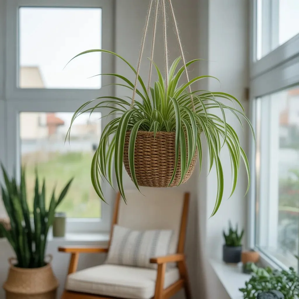 Turn a Hanging Corner Into a Soft Green Feature