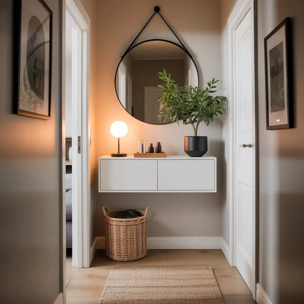 Turn the entryway into a daily reset zone