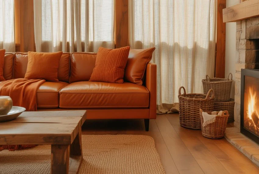 Use Natural Materials to Complement the Colour