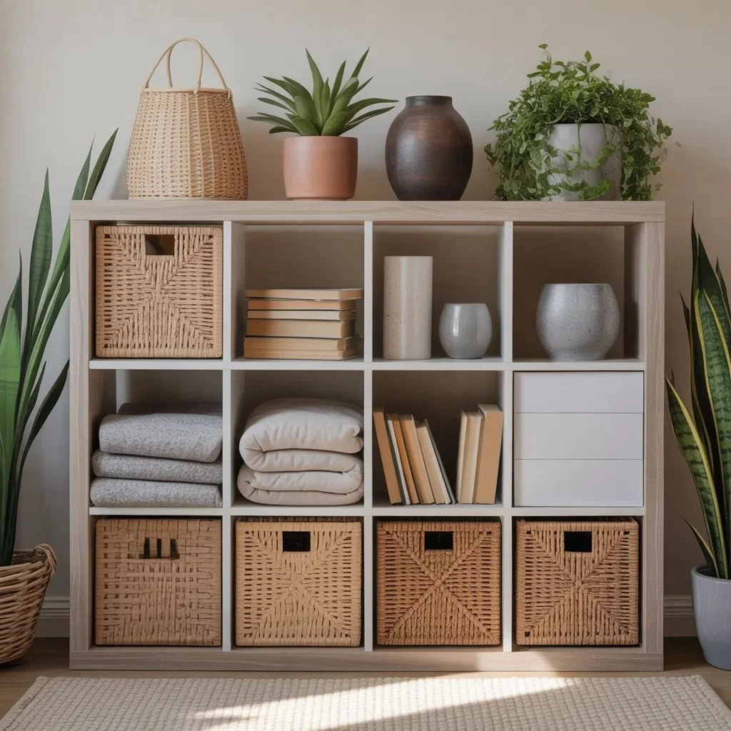 Use Open and Closed Storage in the Same Unit