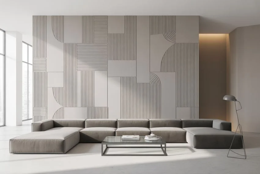 Vertical Divide for a Modern Statement