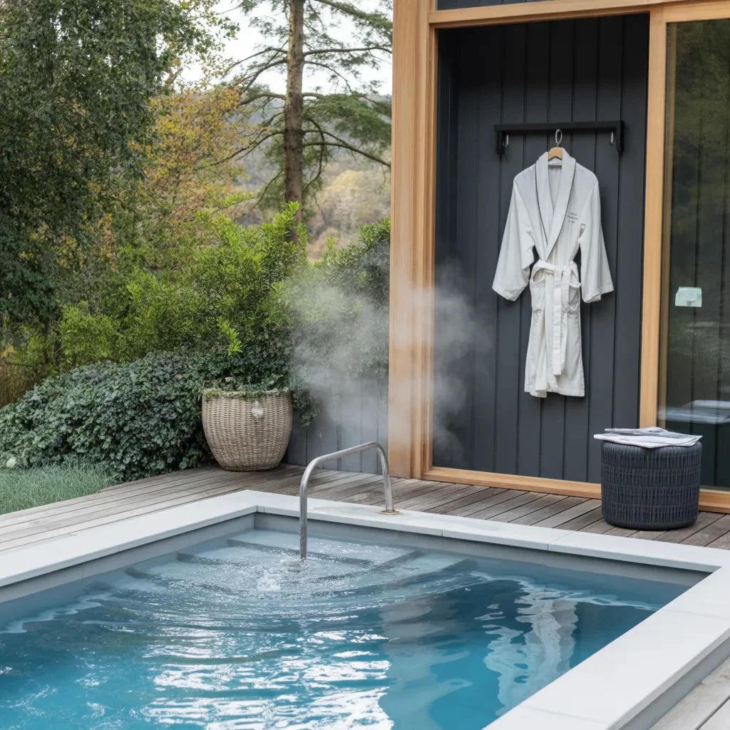 Warm Water Turns Good Plunge Pool Ideas Into Year-Round Spaces