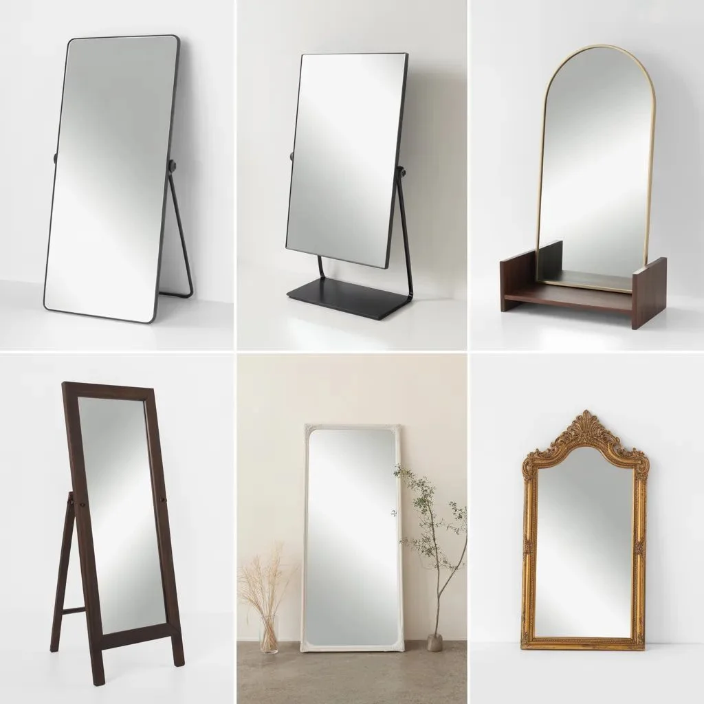 6 Types of Standing Mirrors for Bedroom