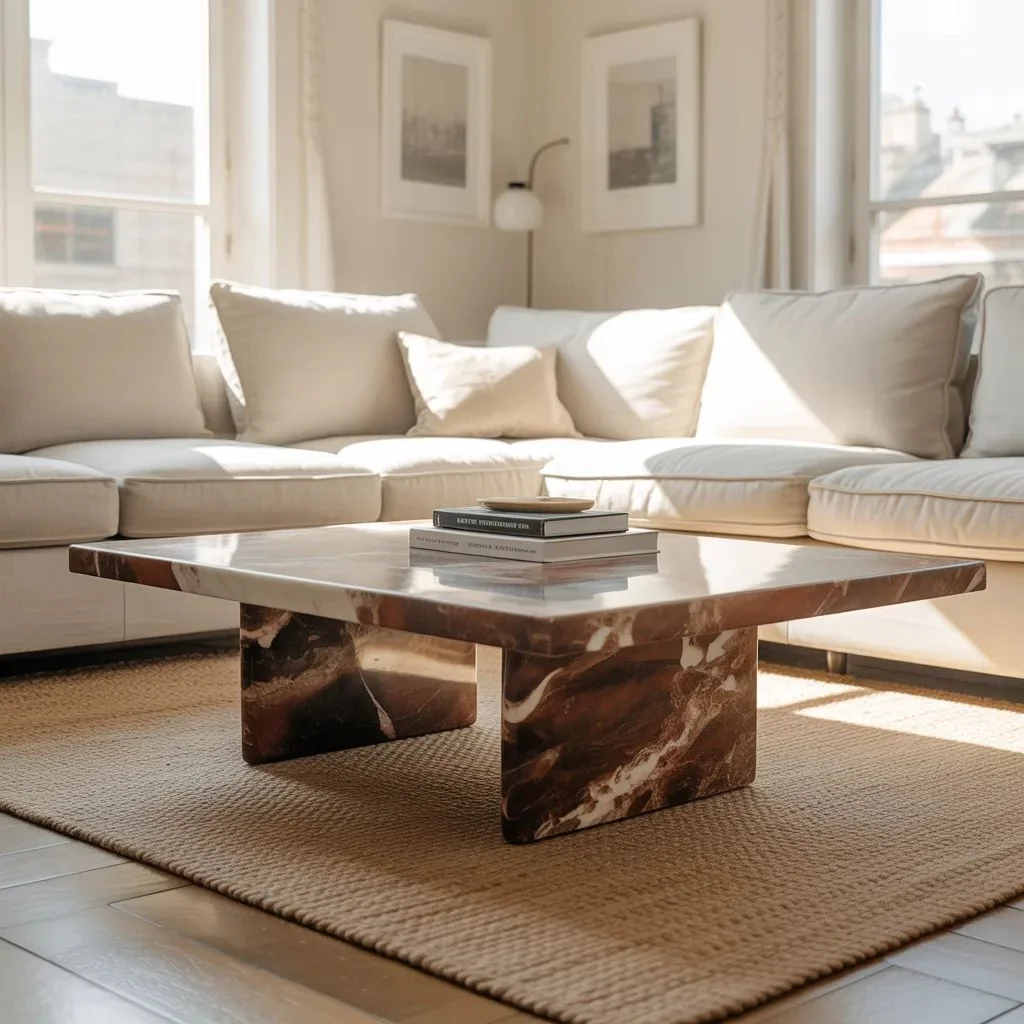 Are Solid Block Plinth Marble Coffee Tables Worth the Investment
