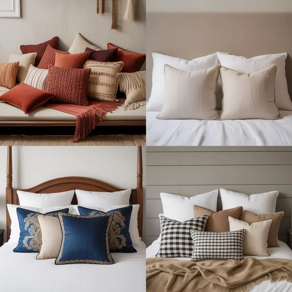 Bed Throw Pillow Ideas by Bedroom Style