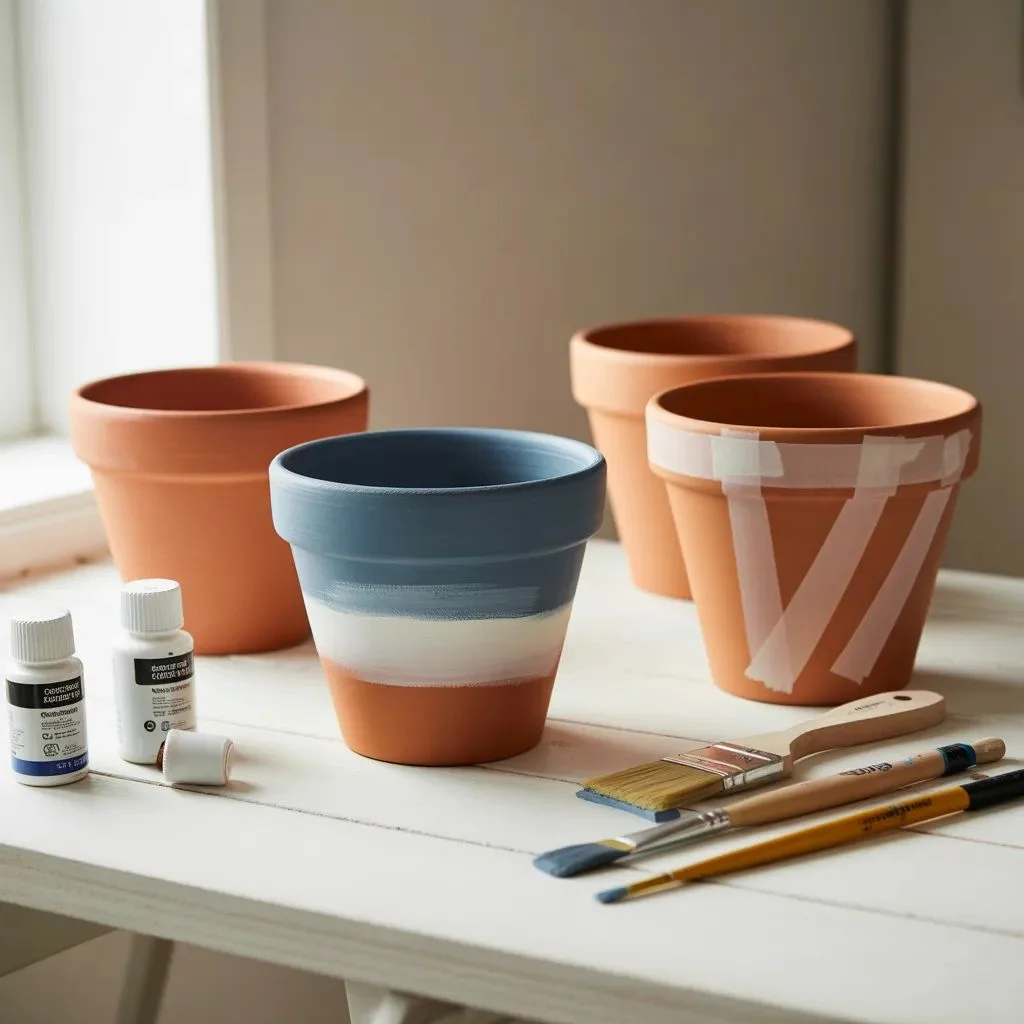Beginner Flower Pot Painting Ideas
