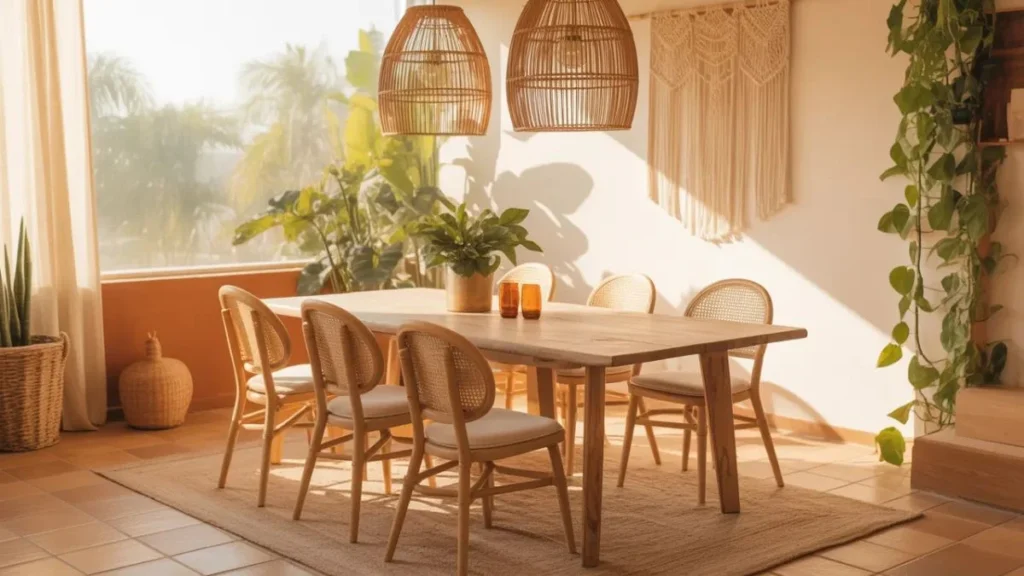 Boho Dining Room Ideas That Make Every Meal Feel Like a Vibe