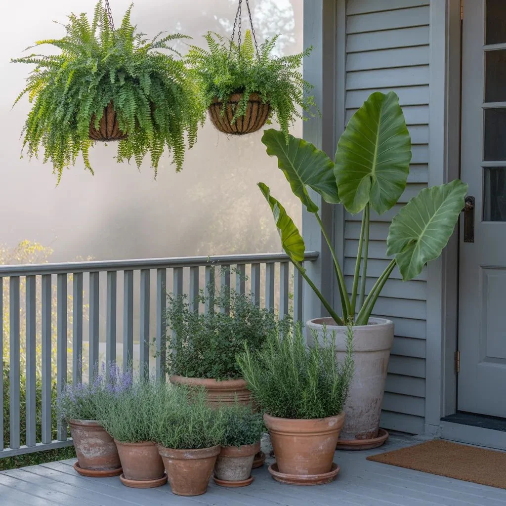 Bring in Plants and Greenery for a Cool, Living Atmosphere