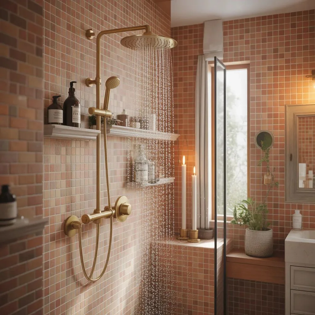 Brushed Gold & Brass Fixtures — Timeless Warmth