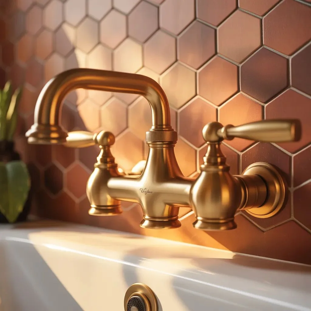 Brushed Gold or Champagne Bronze Faucet