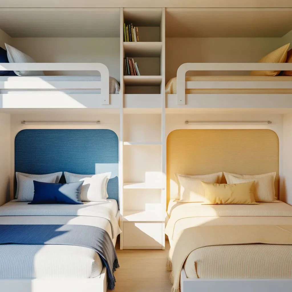 Built-in Bunk Bed Ideas for Shared Kids' Rooms