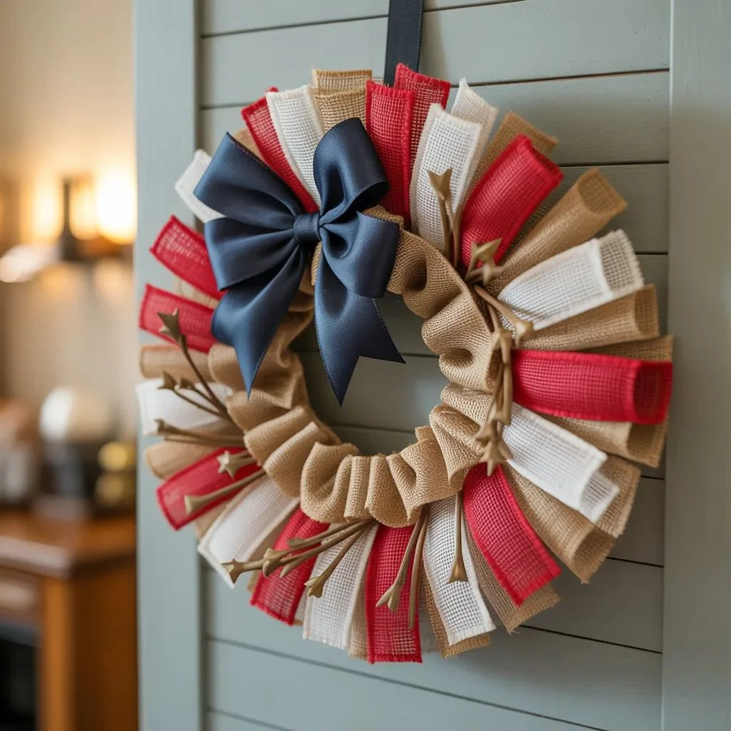 Burlap & Ribbon Wreaths