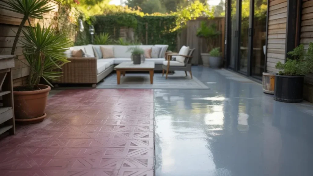 Cheap vs. High-End Concrete Patio and Porch Floor Makeover Ideas (Both Look Amazing)