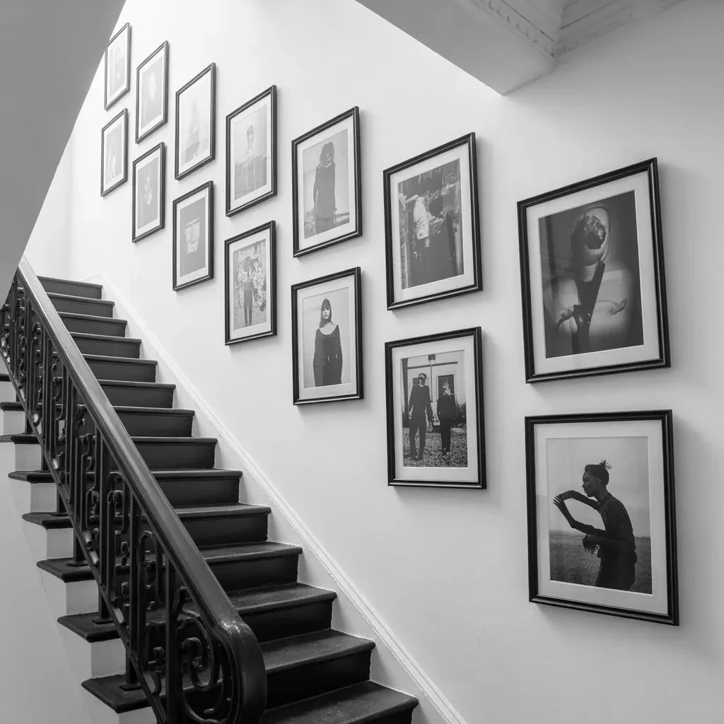Create a Black-and-White Photo Wall
