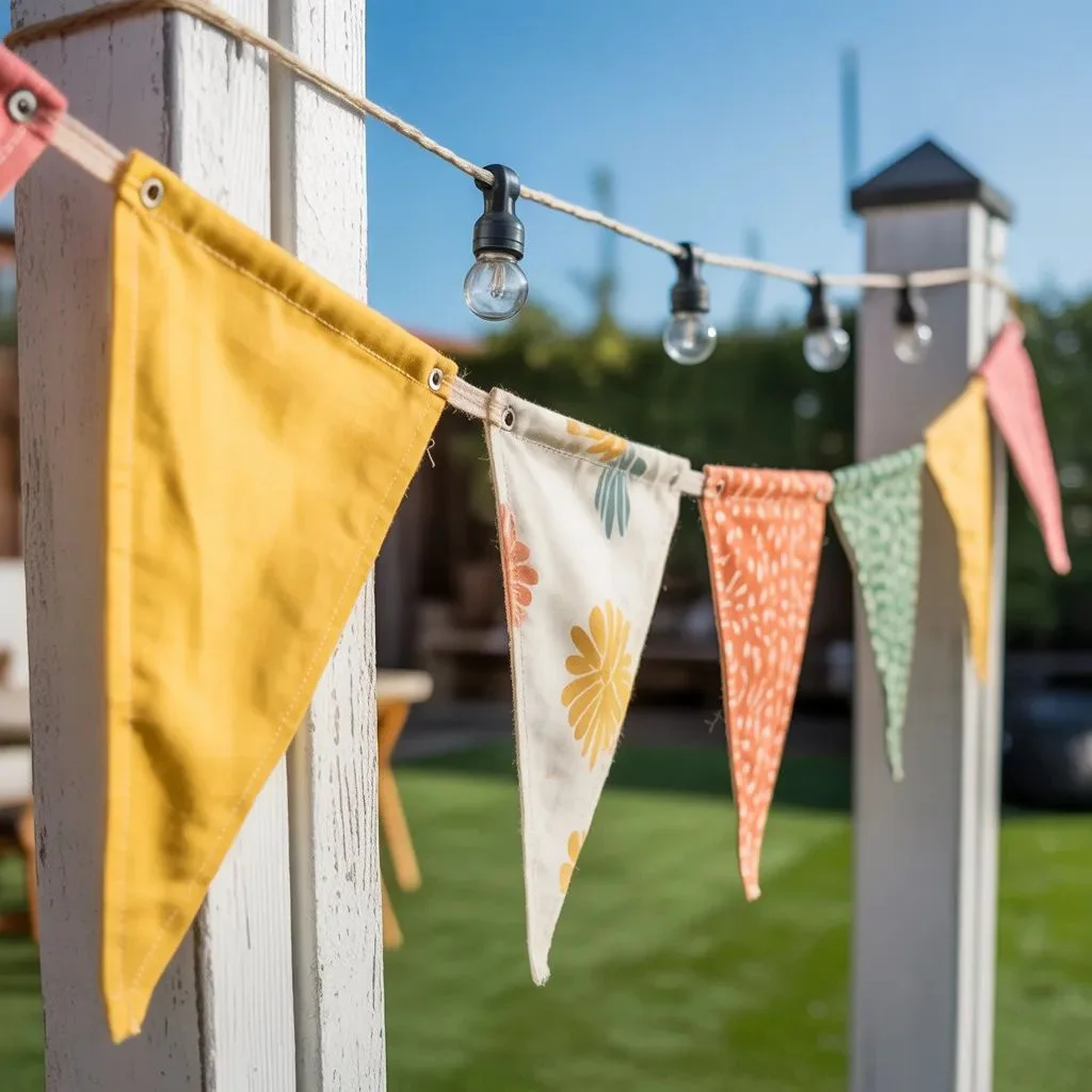 DIY Fabric Bunting and Banner Decor