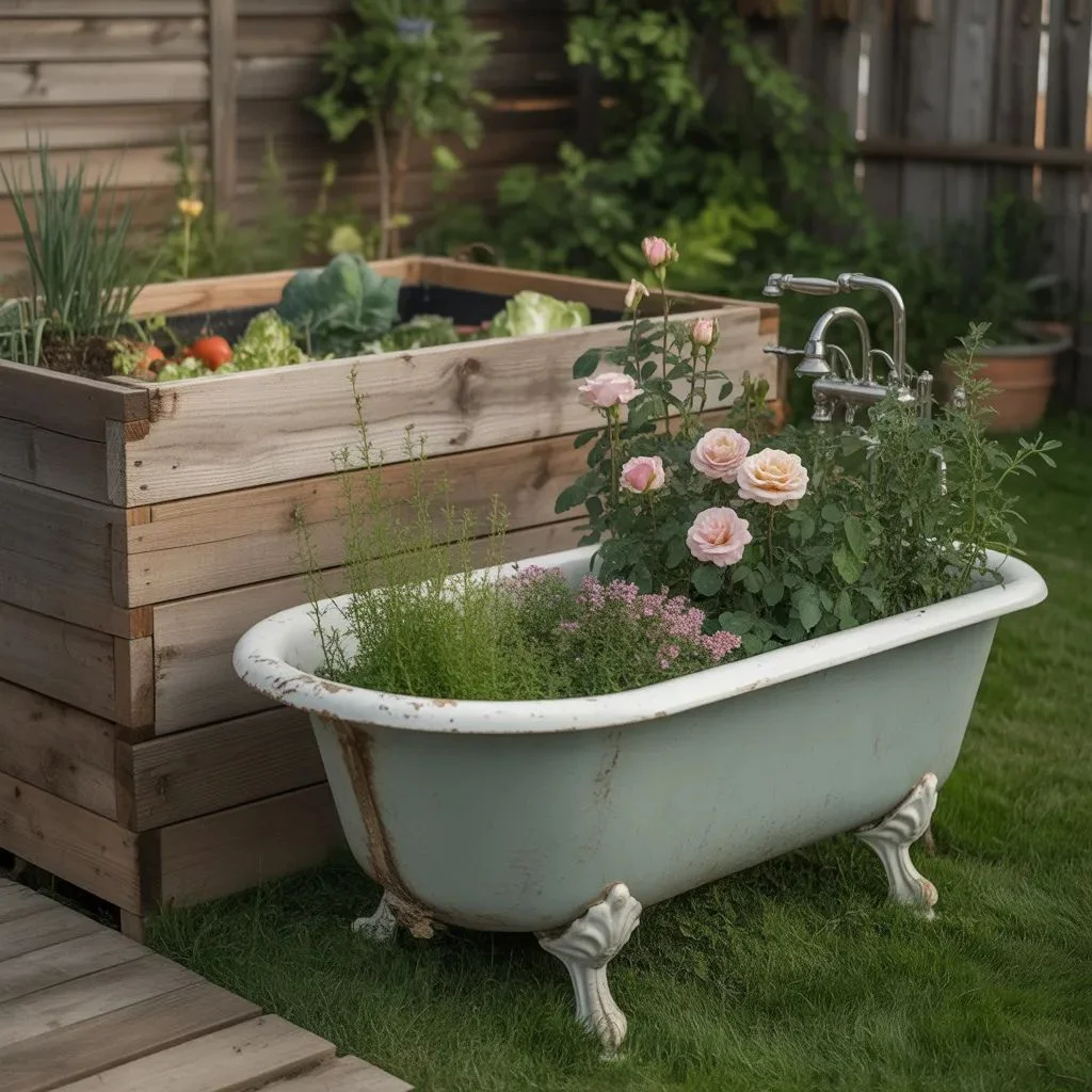 Eco-Friendly Garden Structures From Salvaged Materials