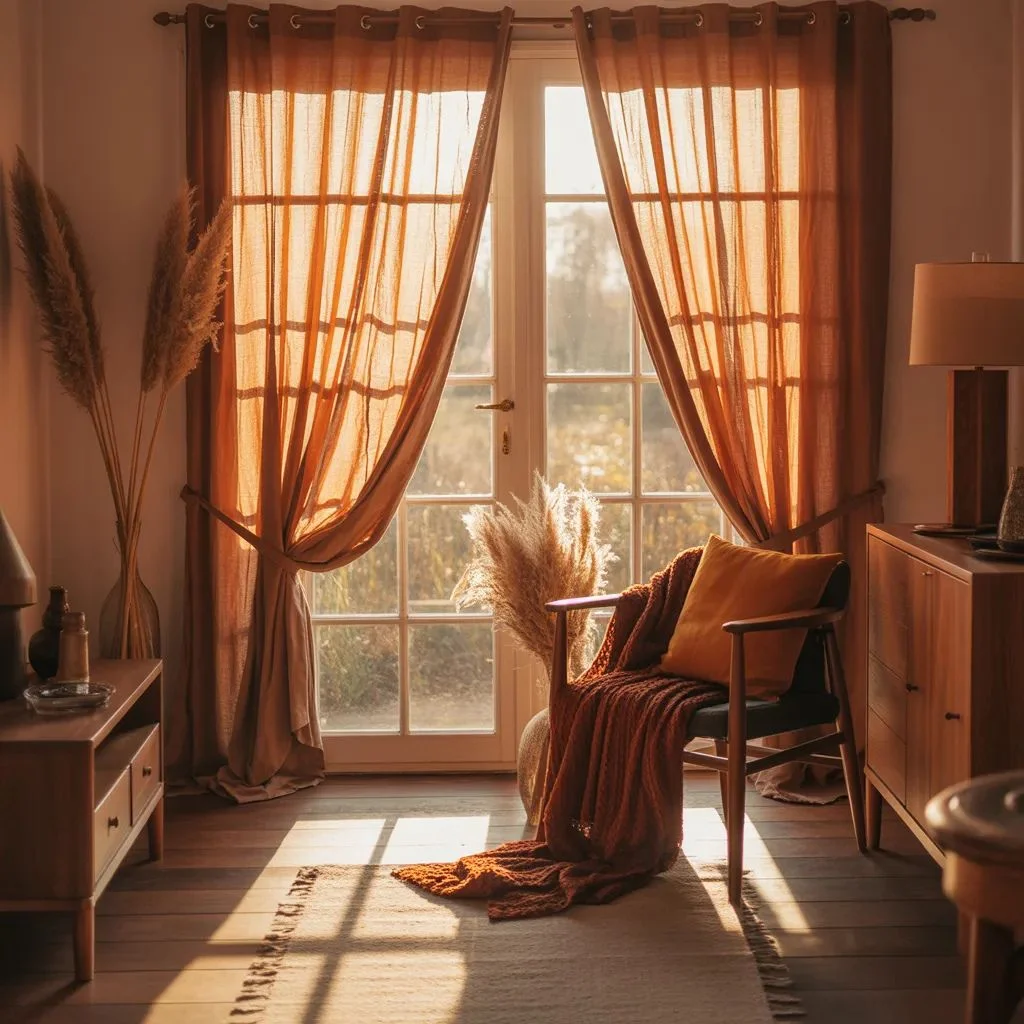 Fall Sunroom Curtain Ideas