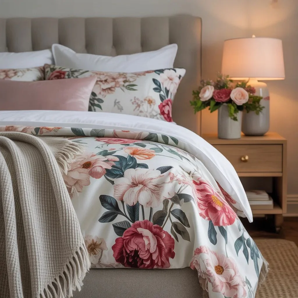 Floral Bedding Ideas by Bedroom Aesthetic