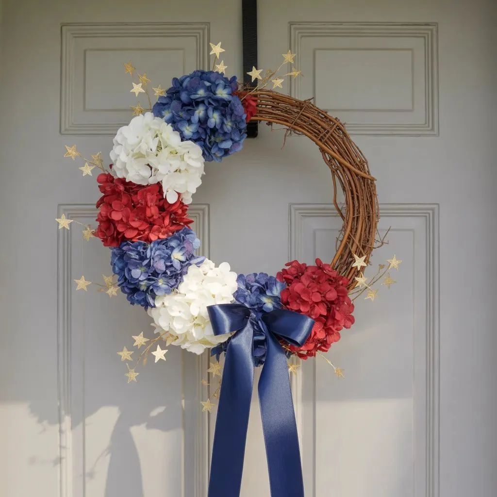 Floral Patriotic Wreaths