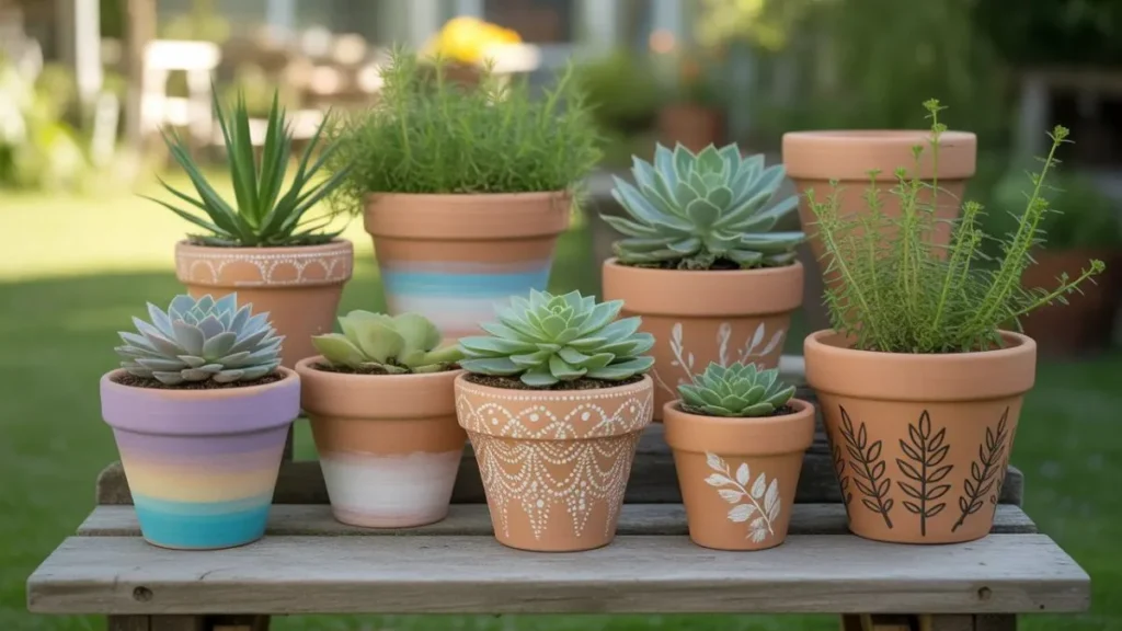 Flower Pot Painting Ideas That Transform Plain Pots Into Garden Art