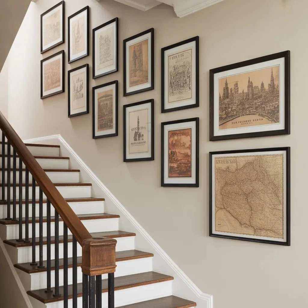 Frame Vintage Maps or Travel Prints