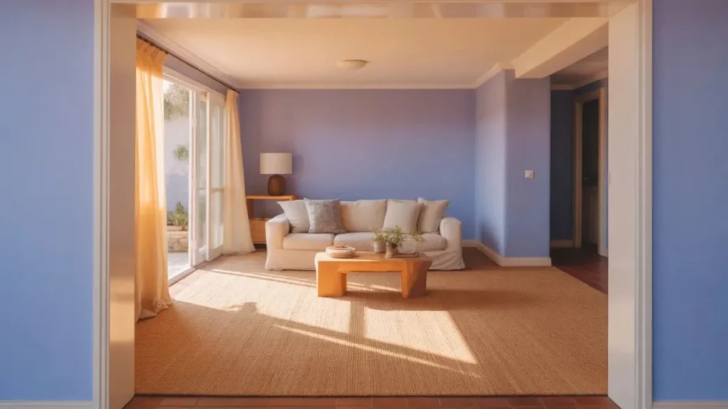 How to Match Carpet With Periwinkle Walls Without the Guesswork