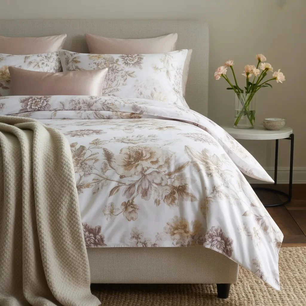 How to Style Floral Bedding Like a Pro