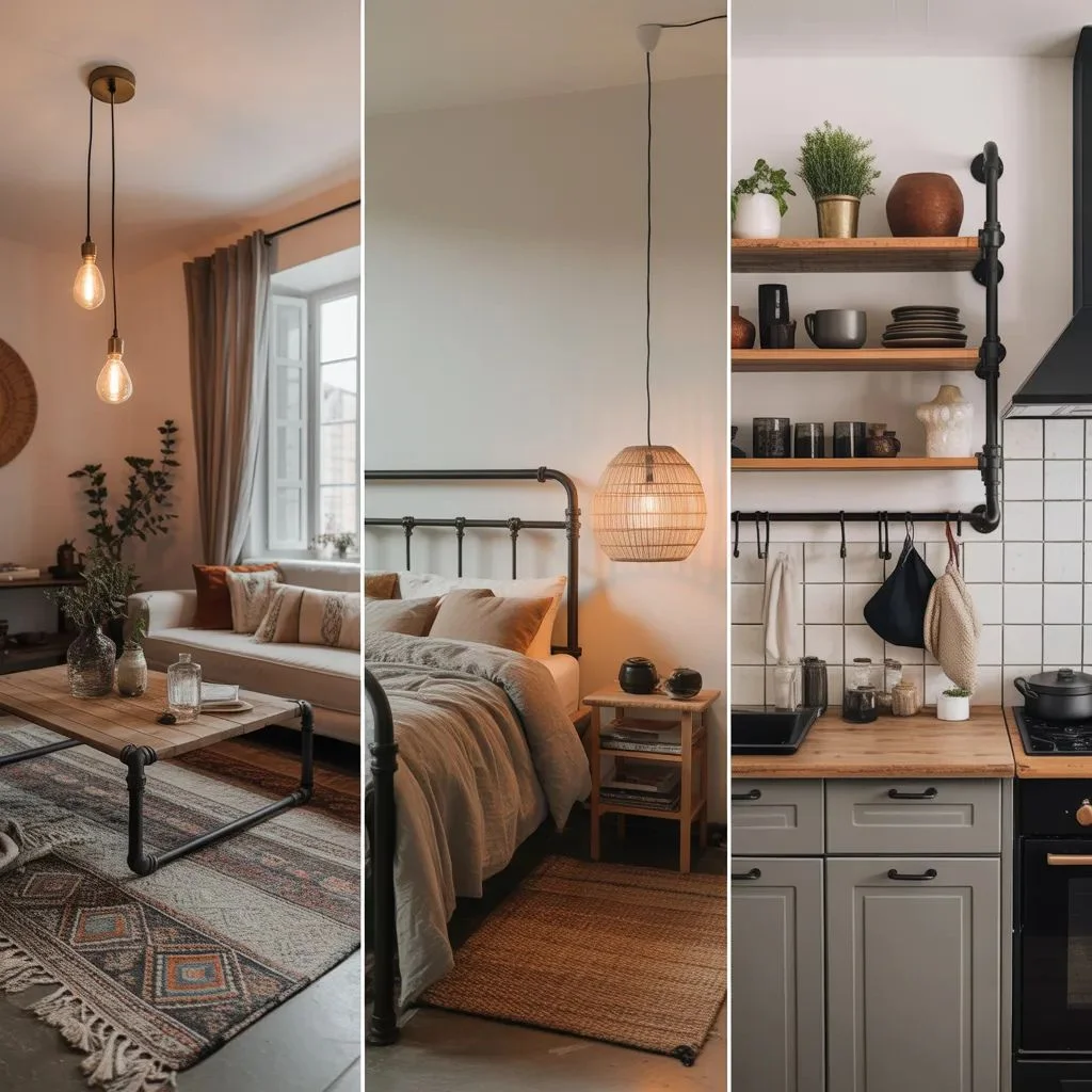 Industrial Boho Decor Room by Room