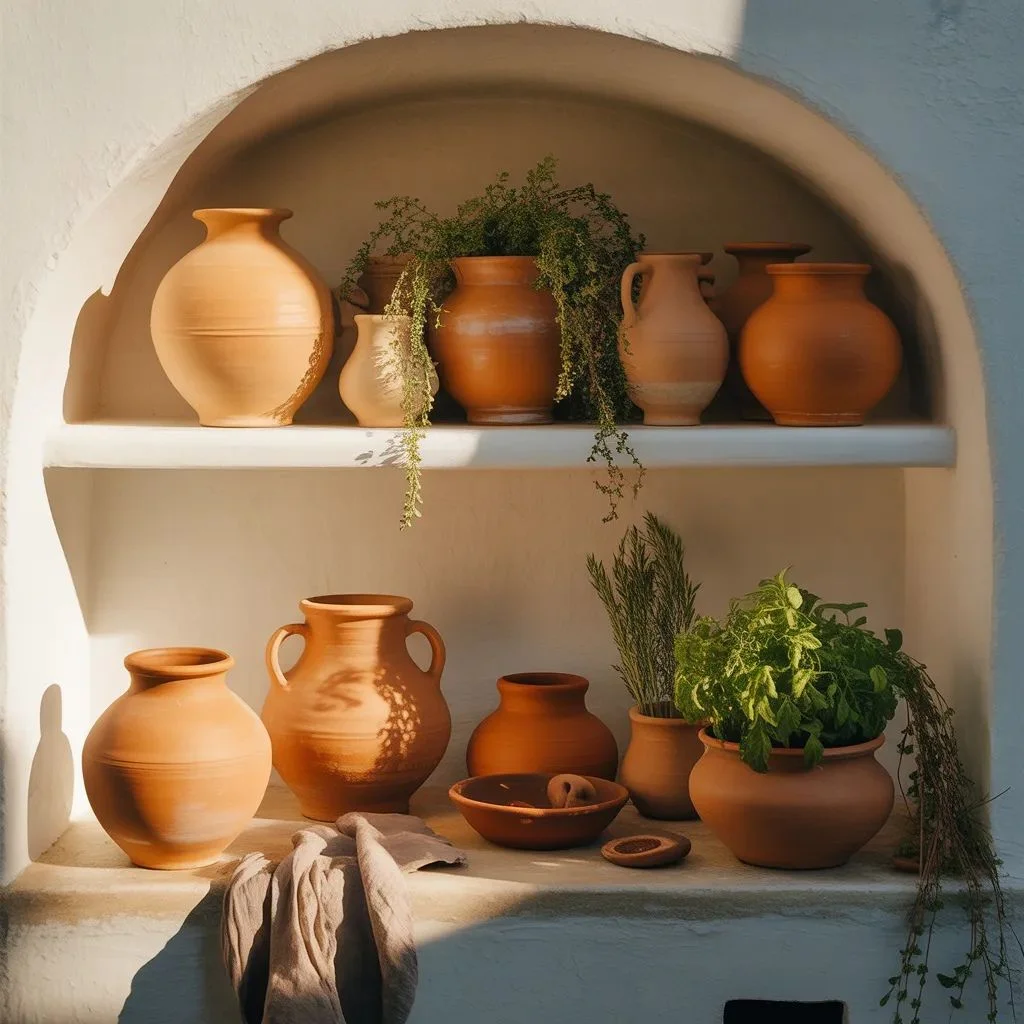 Introduce Terracotta and Earthy Ceramics