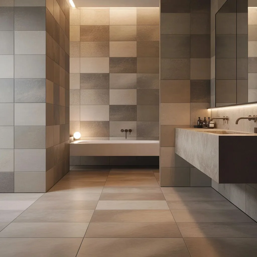 Large-Format Ceramic Tiles The Modern Minimalist Approach