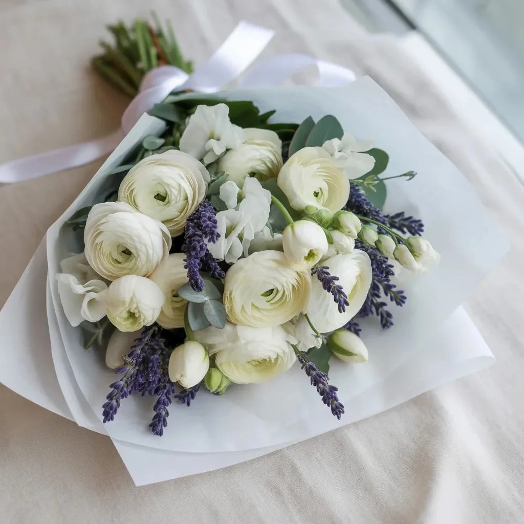 Lavender & White Elegance