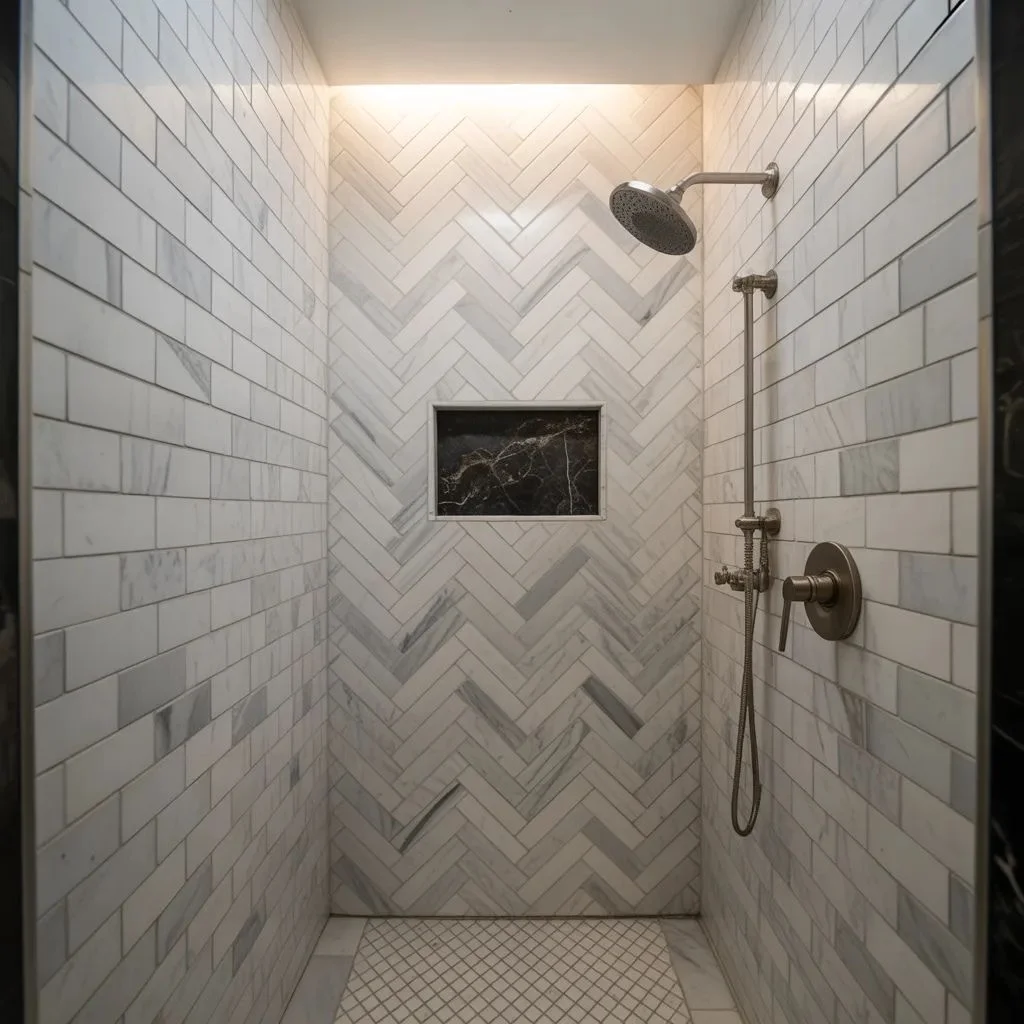 Marble Shower Wall Ideas That Look Architectural