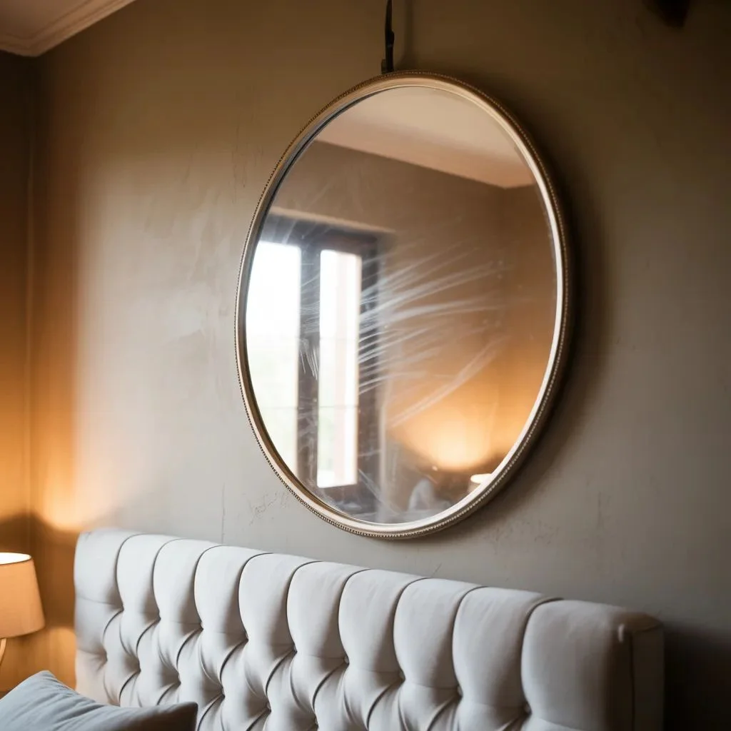 Mirrors Above the Bed Light, Depth, and a Touch of Glam