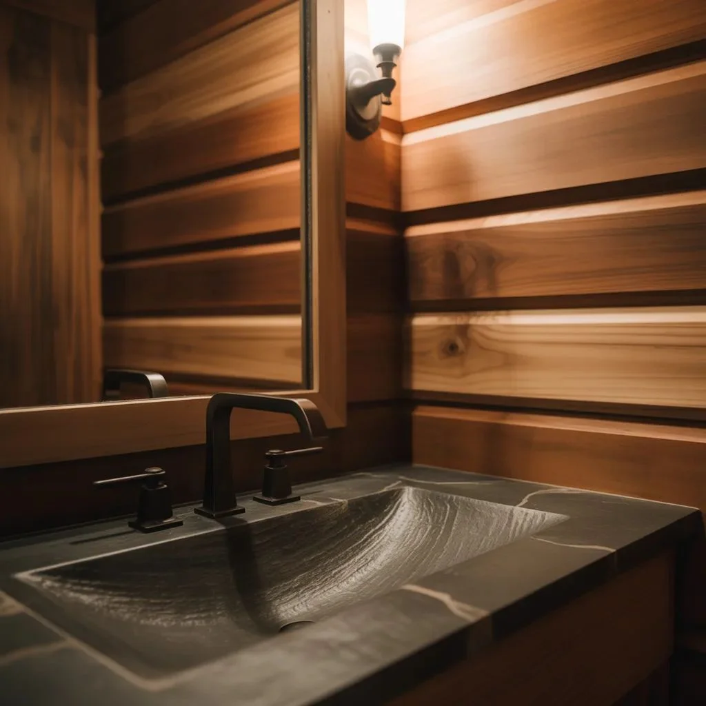 Natural Wood Shiplap Bathroom Ideas
