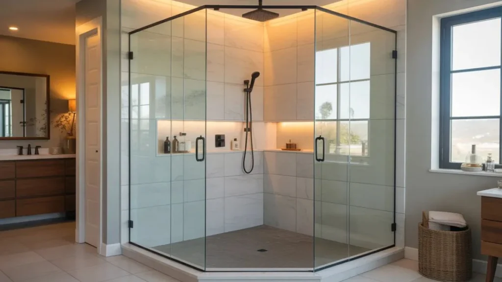 Neo Angle Shower Ideas That Prove Corner Showers Are the Smartest Upgrade