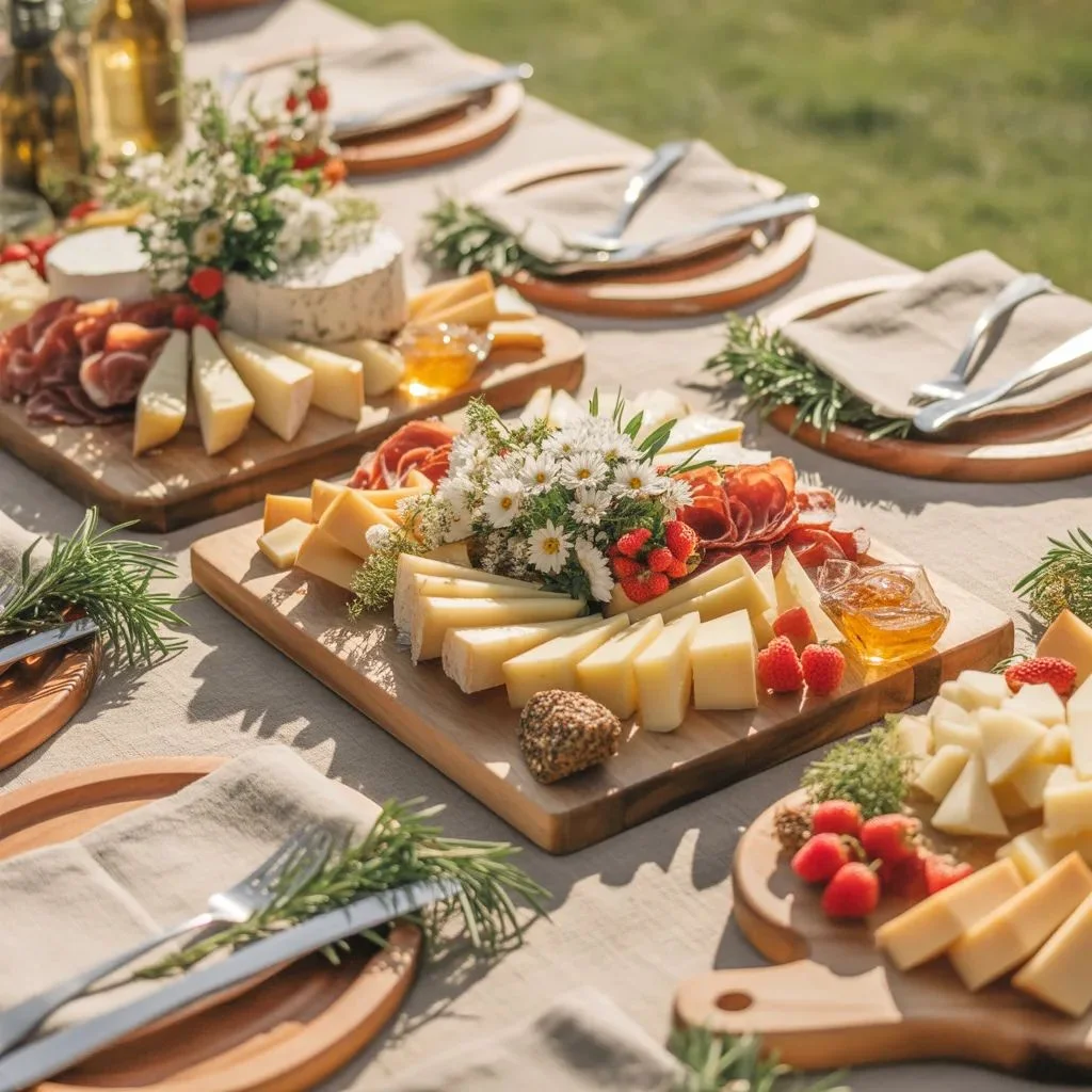 Outdoor Dining & Food Station Ideas