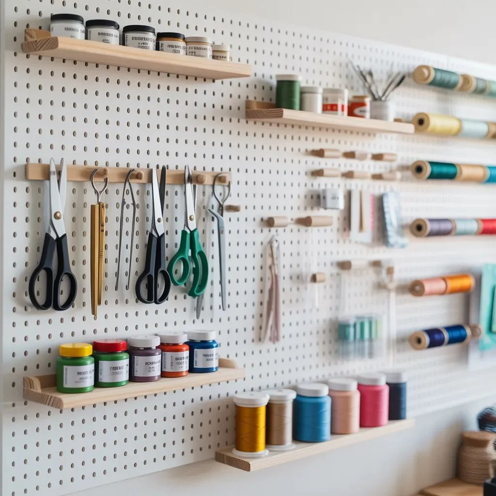 Pegboard The Most Underrated Shelving Hack