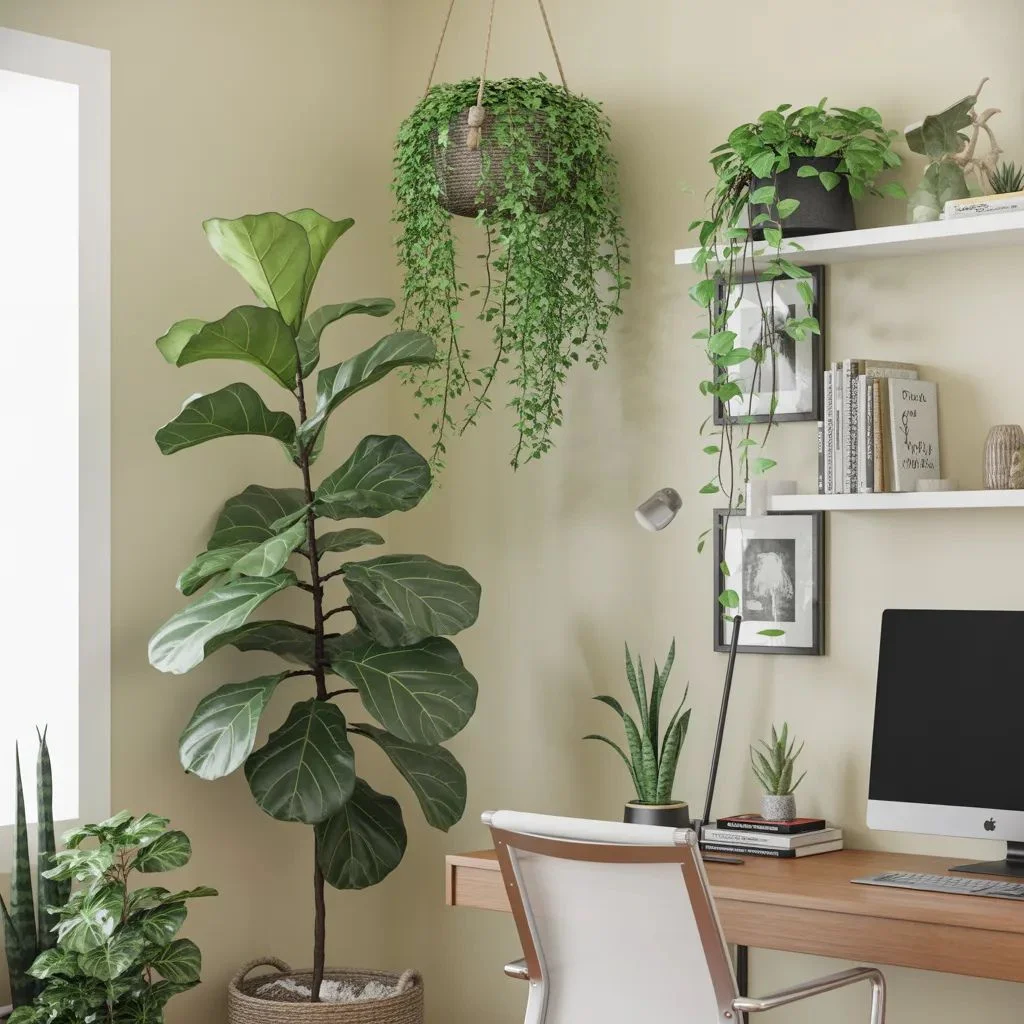 Plants and Greenery in Your Sunroom Office