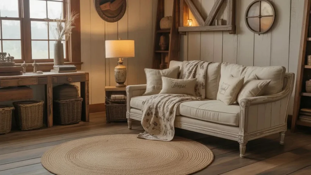 Primitive Homes Interiors Décor The Best Ways to Layer Texture, Wood, and Antiques