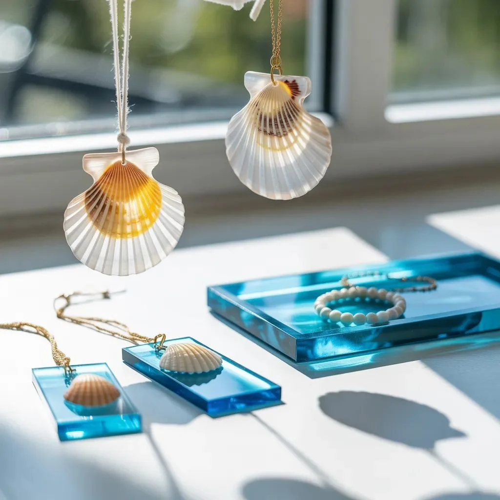 Resin Seashell Projects for a Modern Look