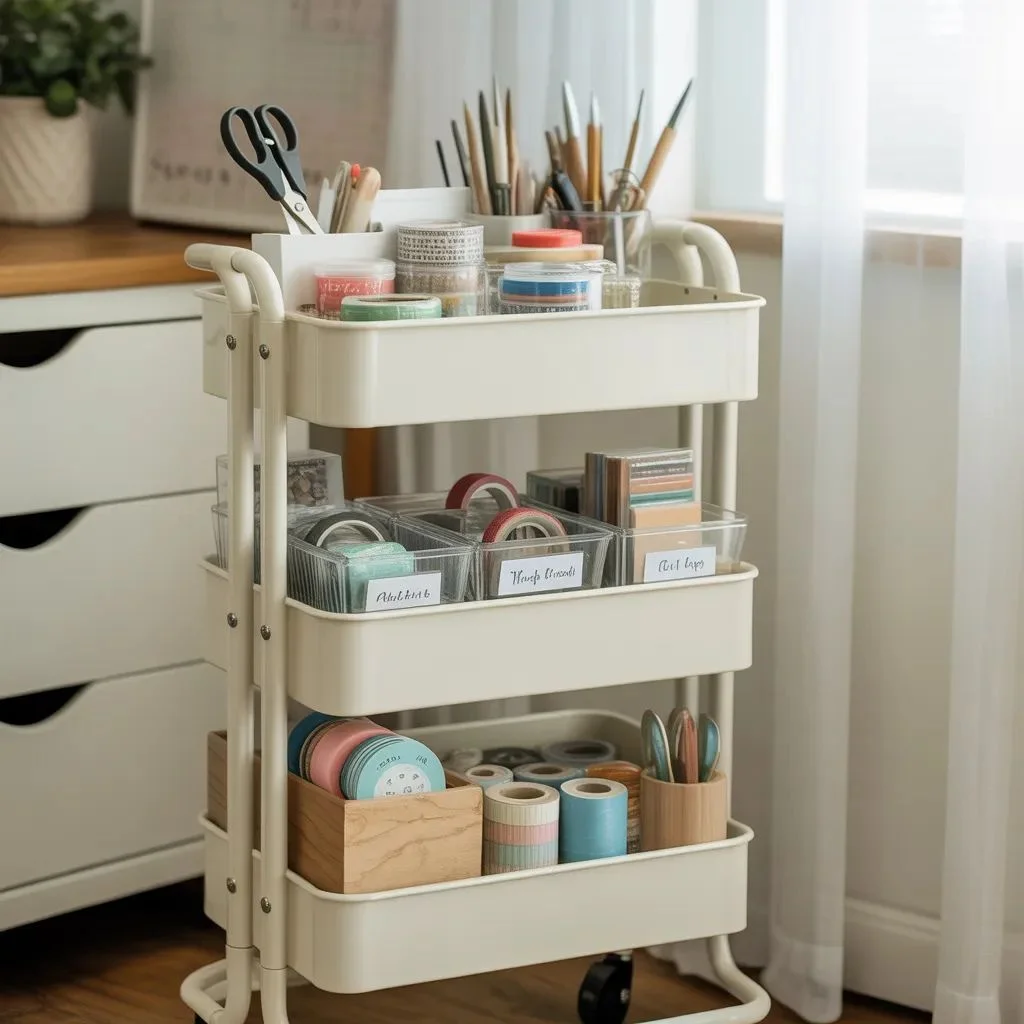 Rolling Carts and Mobile Shelving That Work Overtime