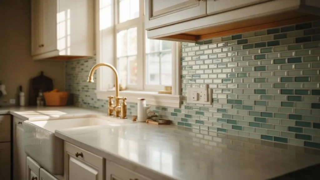 Sea Glass Backsplash Kitchen Designs That Bring the Beach Indoors All Year Round