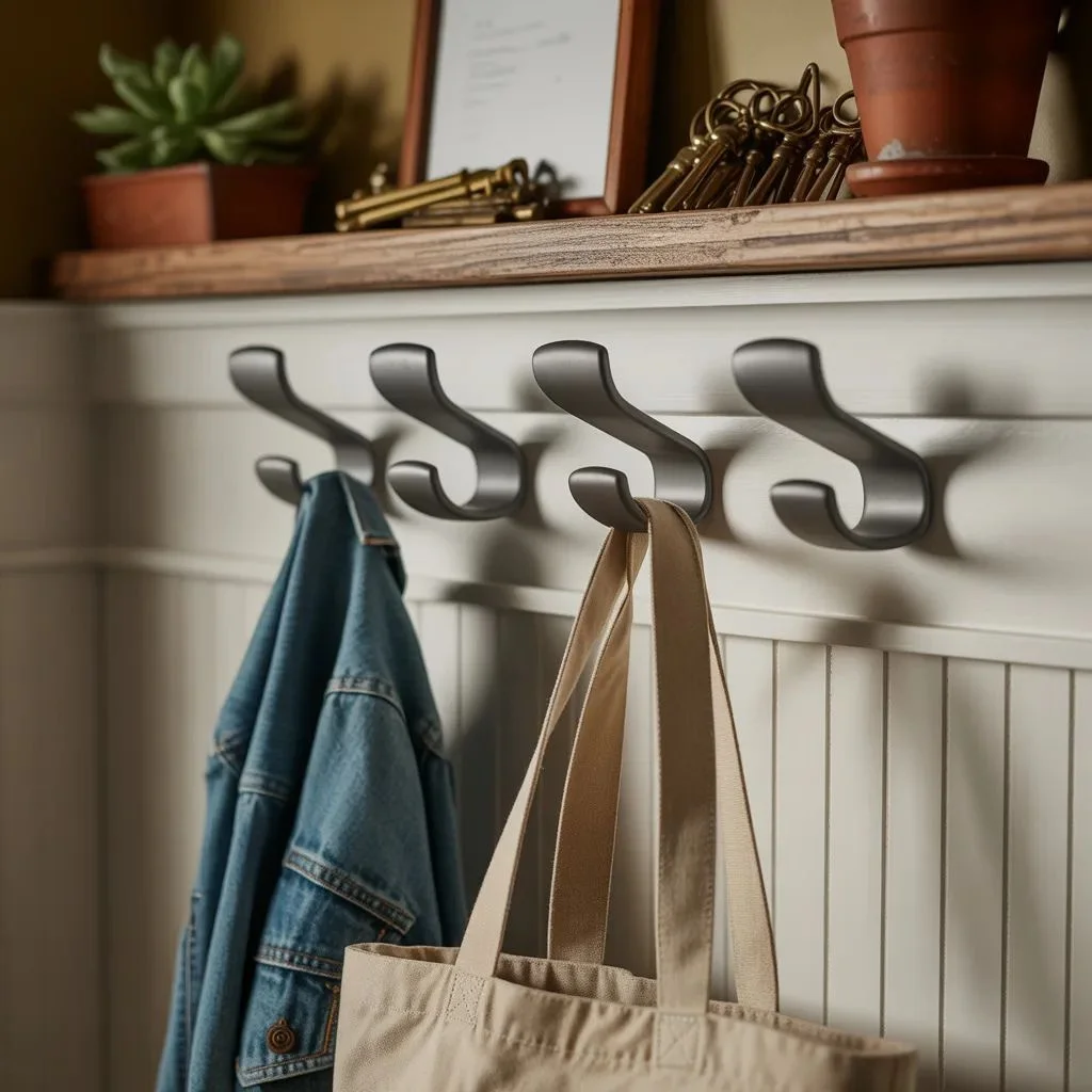 Start With the Essentials Hooks, Bench, and Storage