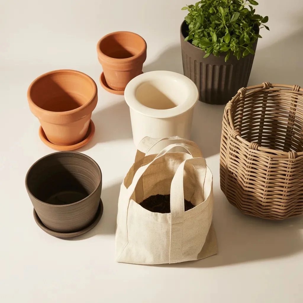 Start with the Right Pot Material for Your Balcony