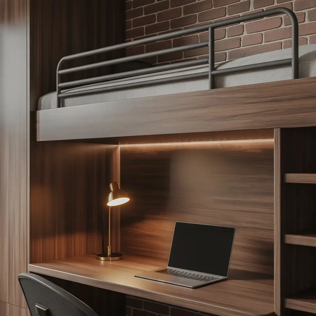 Stylish Built-in Bunk Bed Ideas for Tweens and Teens